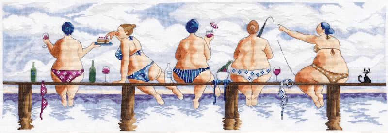Dockside Cross Stitch Kit by Design Works 