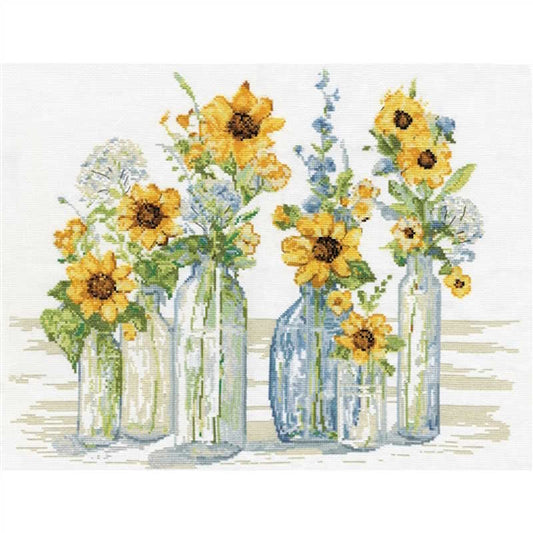 Sunflower Spectacular Cross Stitch Kit by Design Works
