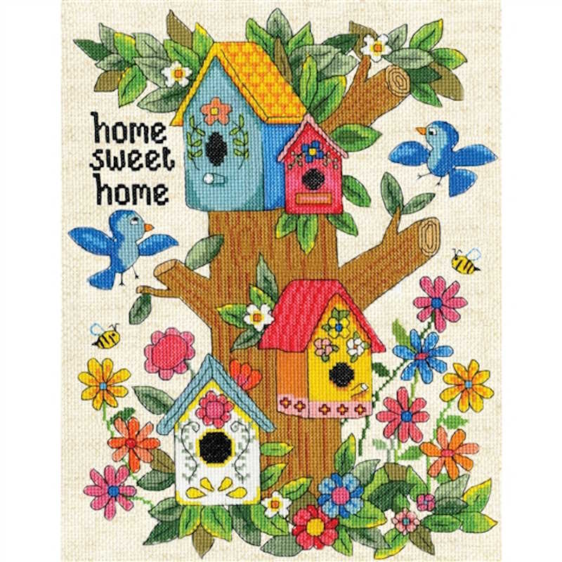 Home Sweet Home Cross Stitch Kit by Design Works