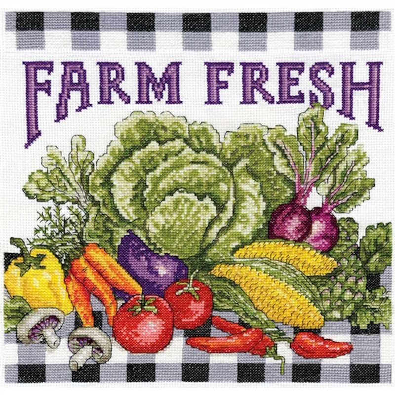 Farm Fresh Cross Stitch Kit by Design Works