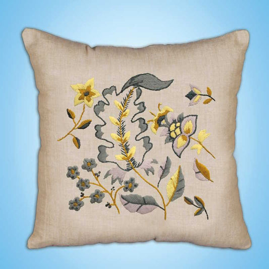 Dusty Floral Embroidery Kit by Design Works