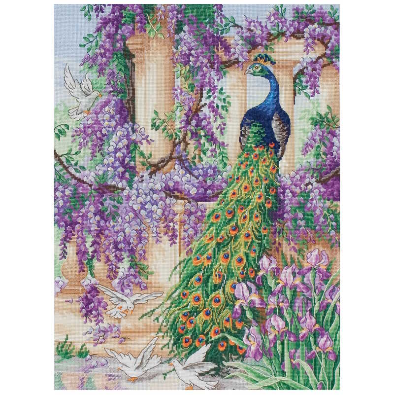 The Peacock Cross Stitch Kit By Anchor