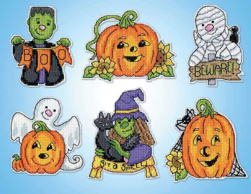 Halloween Friends Cross Stitch Kit by Design Works