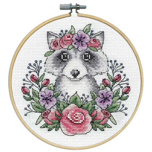 Raccoon Cross Stitch Kit by Design Works 