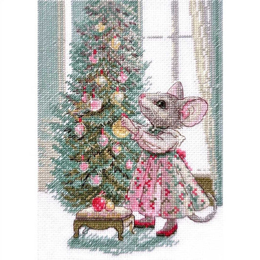 Merry Mouse Cross Stitch Kit By Aine