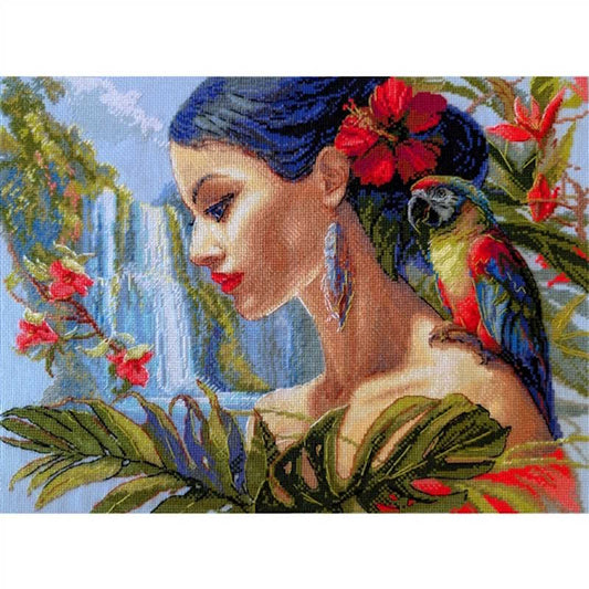 Mother Nature Tropics Cross Stitch Kit By Aine