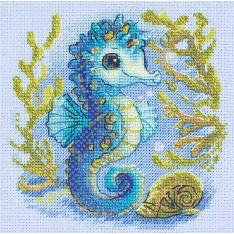 Baby Seahorse Cross Stitch Kit By Aine 