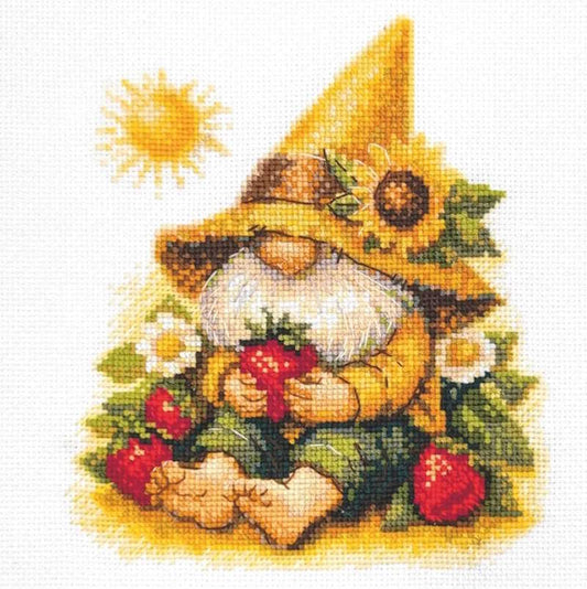 Sunshine Gnome Cross Stitch Kit By Aine