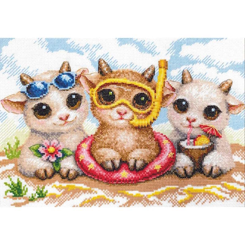 Summer Joy Cross Stitch Kit By Aine