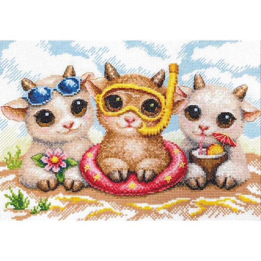 Summer Joy Cross Stitch Kit By Aine