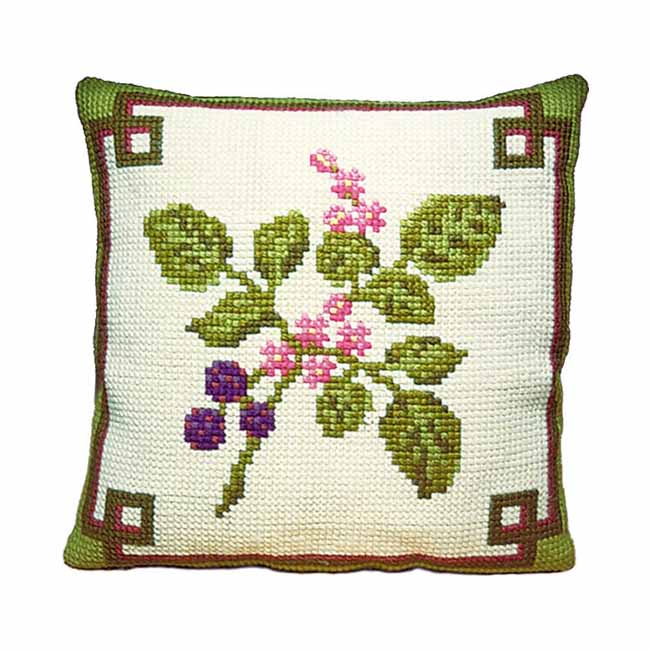 Bramble Printed Cross Stitch Kit by Brigantia Needlework
