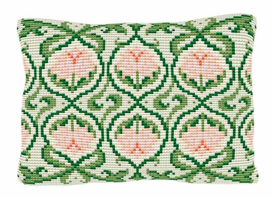 Art Nouveau Printed Cross Stitch Kit by Brigantia Needlework