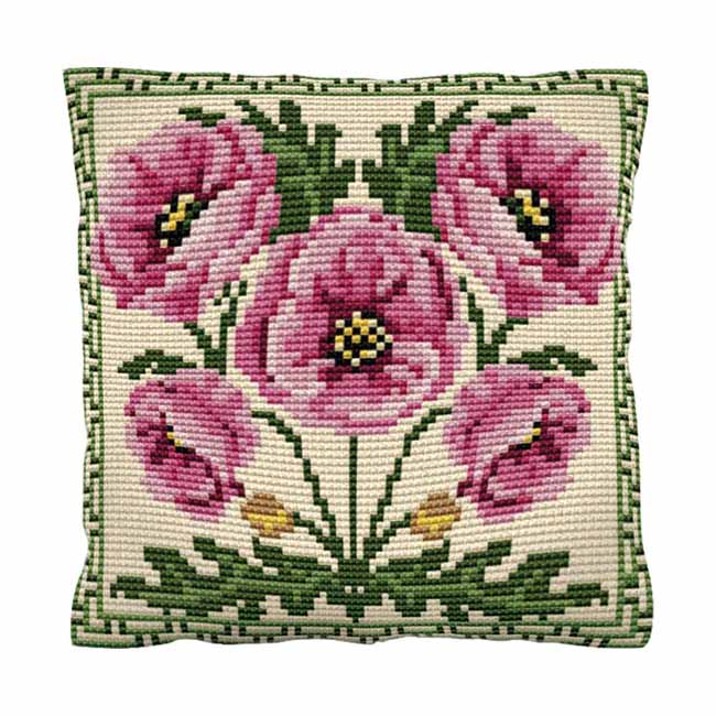 Hanbury Printed Cross Stitch Kit by Brigantia Needlework