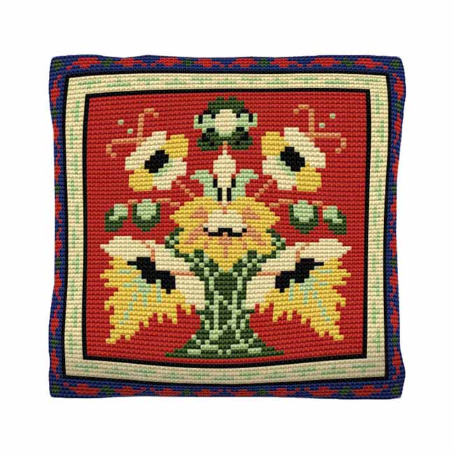 Kenya Printed Cross Stitch Kit by Brigantia Needlework