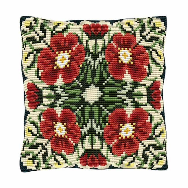 Bampton Printed Cross Stitch Kit by Brigantia Needlework