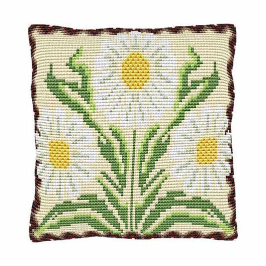 Daisies Printed Cross Stitch Kit by Brigantia Needlework