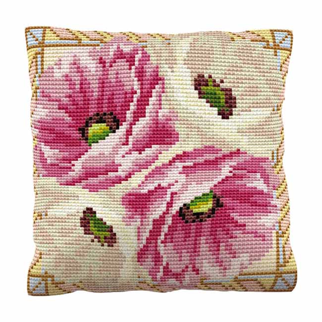 Leighton Printed Cross Stitch Kit by Brigantia Needlework