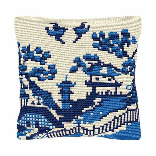 Kyushu Printed Cross Stitch Kit by Brigantia Needlework