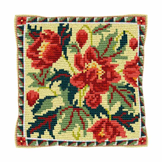 Almeria Printed Cross Stitch Kit by Brigantia Needlework
