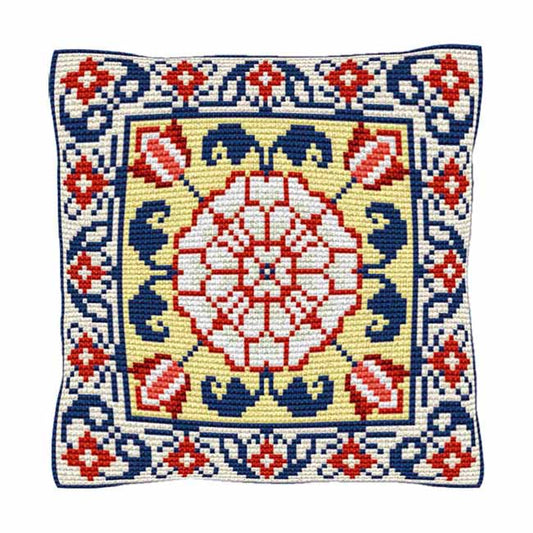 Malaga Printed Cross Stitch Kit by Brigantia Needlework