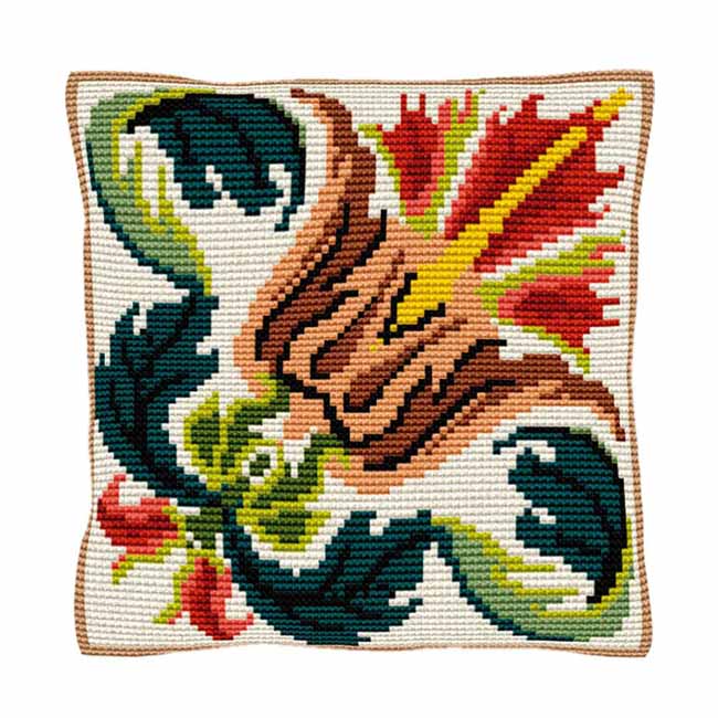 Molina Printed Cross Stitch Kit by Brigantia Needlework
