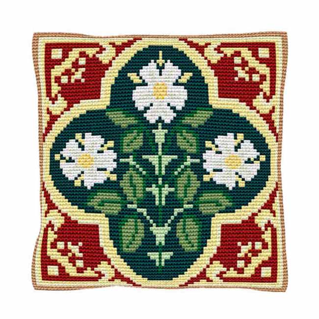 Bianca Printed Cross Stitch Kit by Brigantia Needlework
