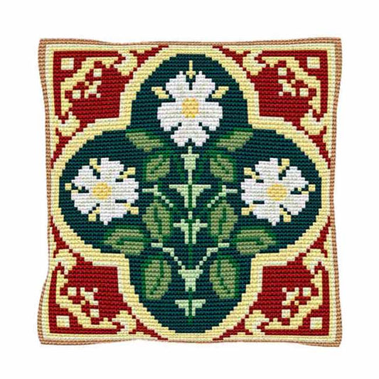 Bianca Printed Cross Stitch Kit by Brigantia Needlework