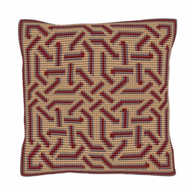 Balliny Printed Cross Stitch Kit by Brigantia Needlework