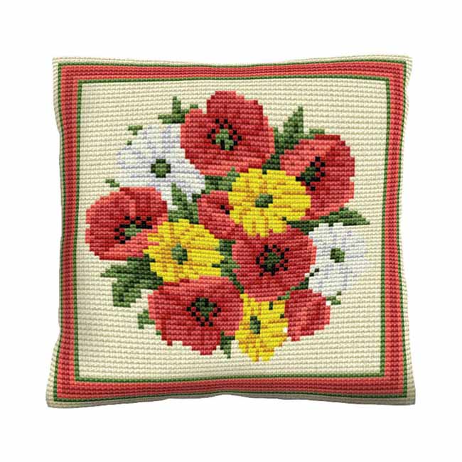 Evesham Printed Cross Stitch Kit by Brigantia Needlework