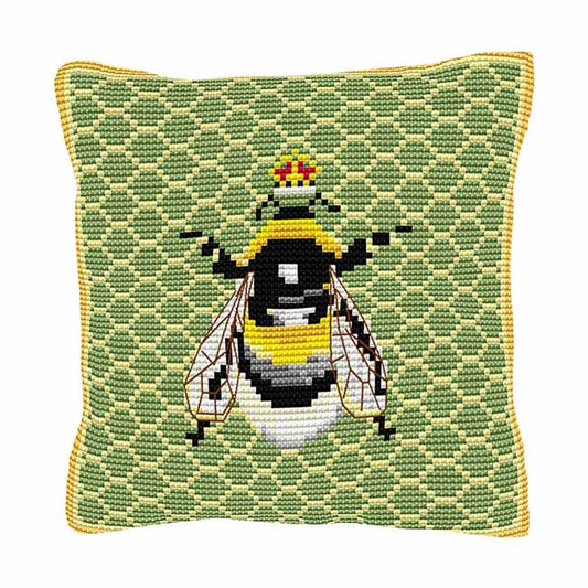 Bumble Bee Printed Cross Stitch Kit by Brigantia Needlework