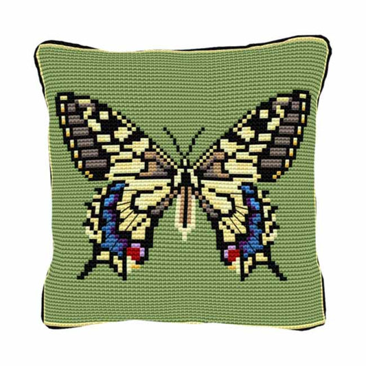Swallowtail Printed Cross Stitch Kit by Brigantia Needlework