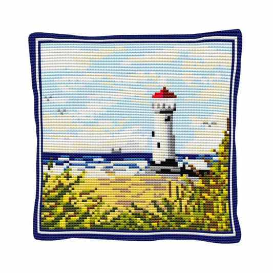 Lighthouse Printed Cross Stitch Kit by Brigantia Needlework