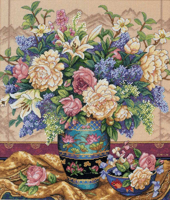 Oriental Splendour Cross Stitch Kit by Dimensions