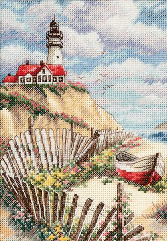 Cliffside Beacon Cross Stitch Kit by Dimensions