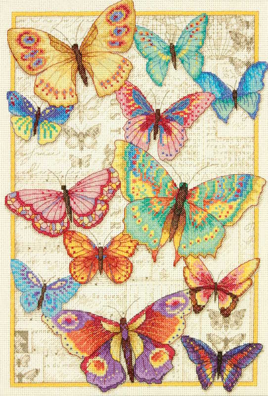 Butterfly Beauty Cross Stitch Kit by Dimensions