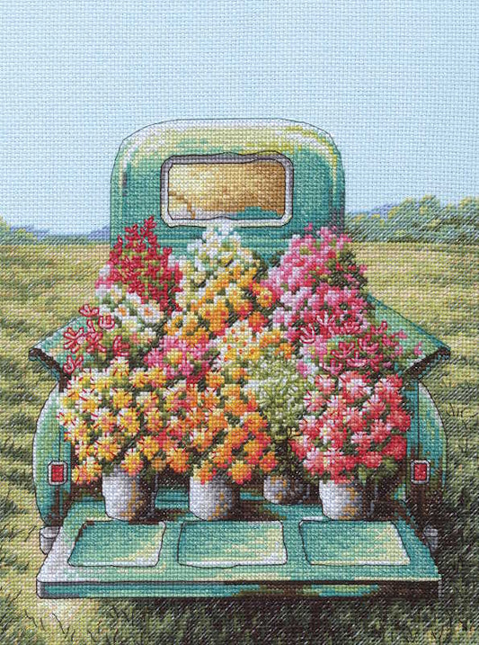 Flowers for Sale Cross Stitch Kit by Dimensions