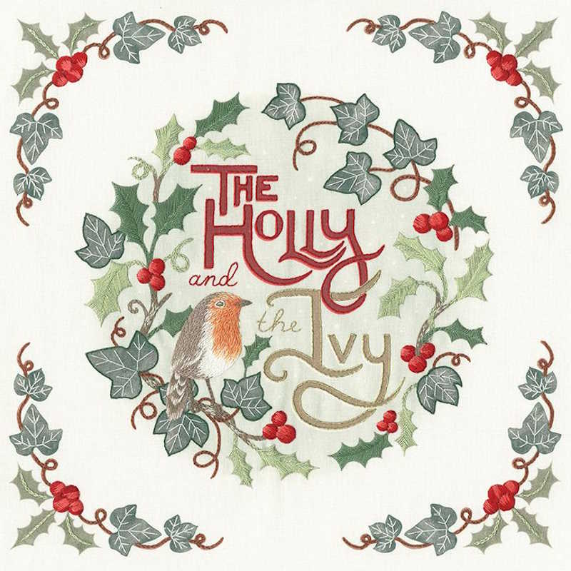 Festive Foliage Embroidery Kit By Bothy Threads