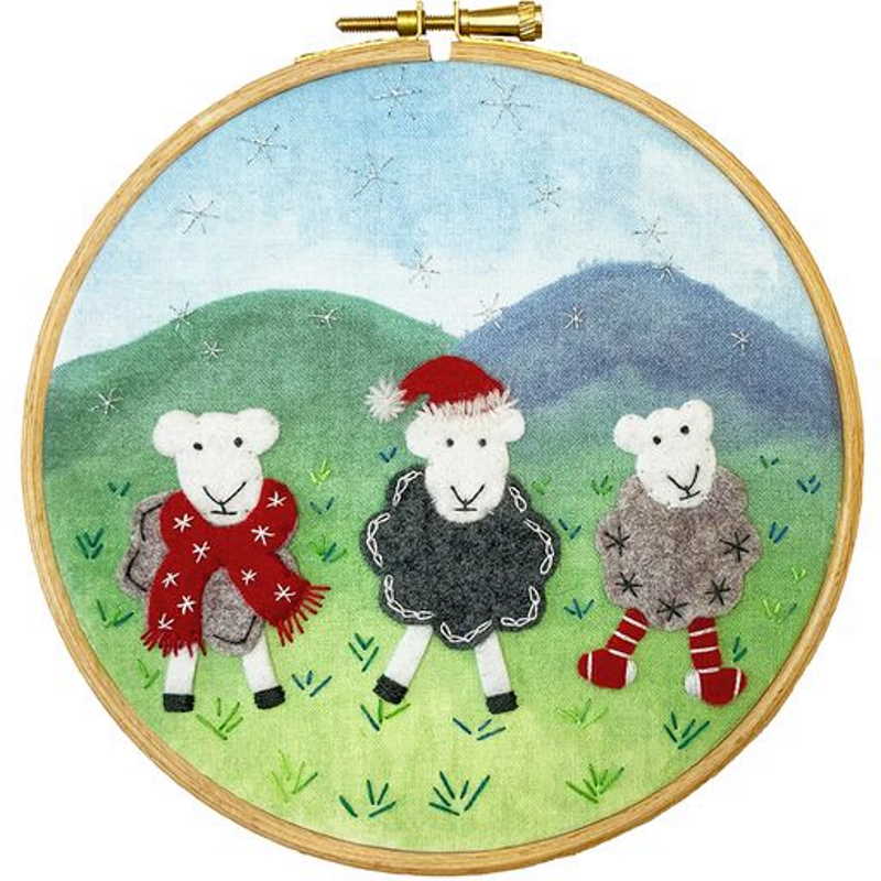 Woolly Jumpers Felt Embroidery Kit By Bothy Threads