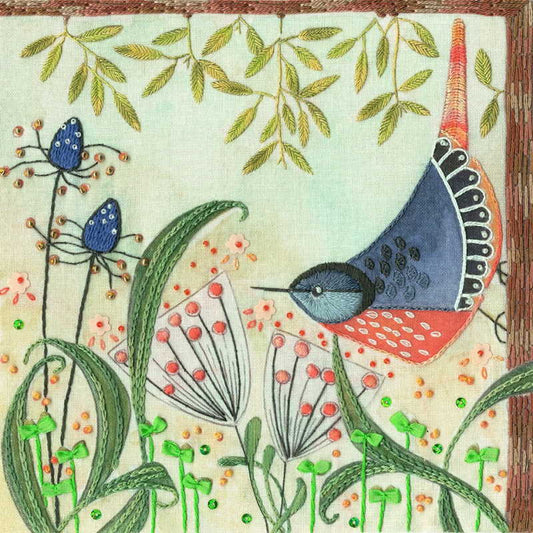 Nuthatch Embroidery Kit By Bothy Threads