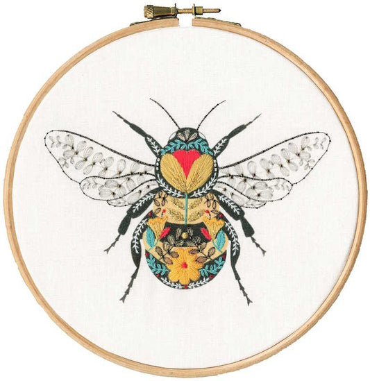 Bee Embroidery Kit By Bothy Threads