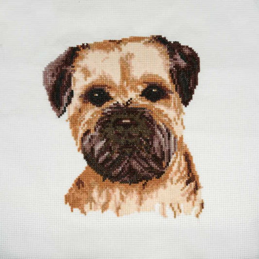 Border Terrier Cross Stitch Kit By Trimits
