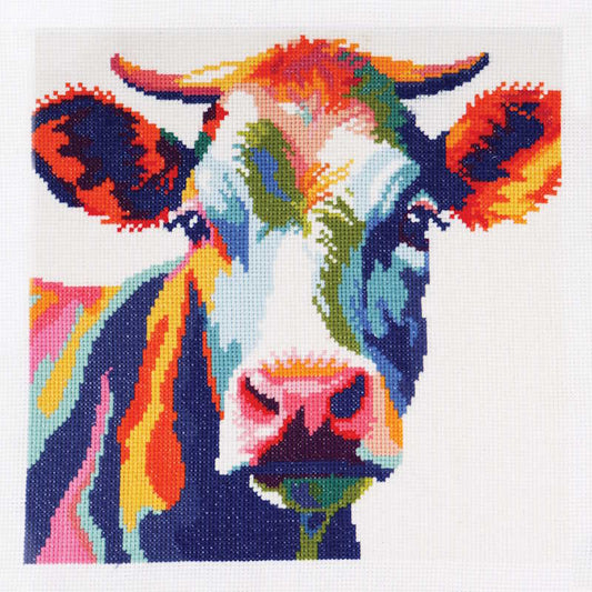 Cow Cross Stitch Kit By Trimits