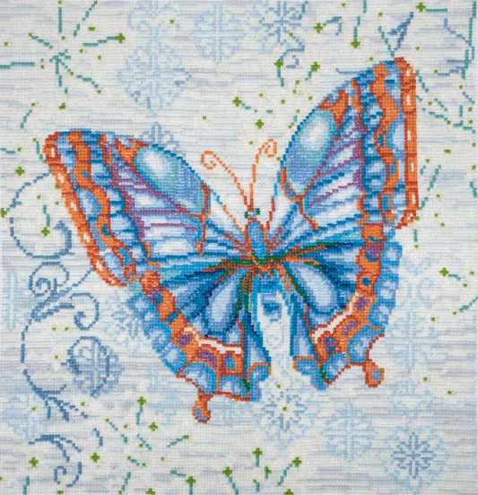 Papillon Cross Stitch Kit By Trimits