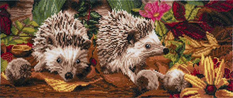 Hedgehogs Cross Stitch Kit By Trimits