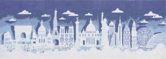 Cityscape Cross Stitch Kit By Trimits