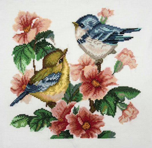 Spring Birds Cross Stitch Kit By Trimits
