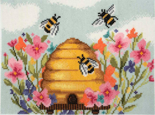 Modern Bee Cross Stitch Kit By Trimits