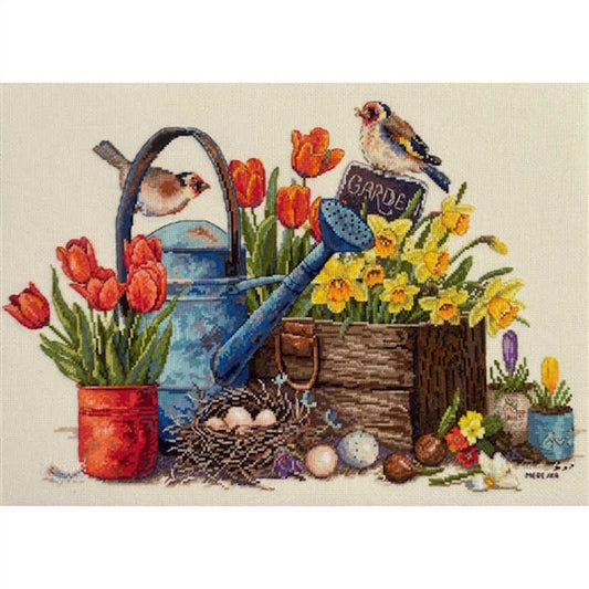 Spring Garden Cross Stitch Kit by Merejka