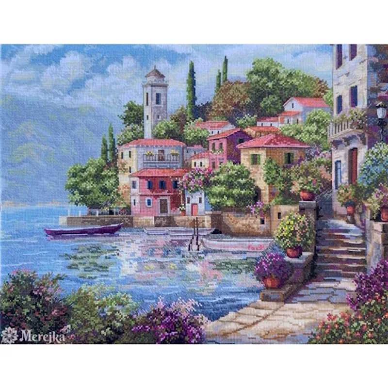 Coastal Gardens Cross Stitch Kit by Merejka