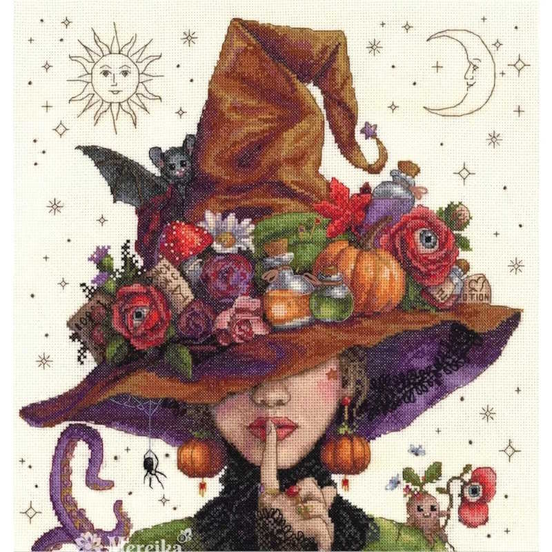 Hush It's Magic Cross Stitch Kit by Merejka 